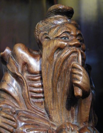 #1852  Chinese Export Hardwood Carving, circa 1880-1910