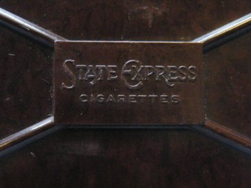 #1771  Bakelite State Express Cigarette Box,circa 1940s   **SOLD** 2021