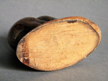 #1746  Small Carved Wood Imitation "Coco dr Mer" (Sea Coconut) from the Seychelles  **SOLD**  December 2018