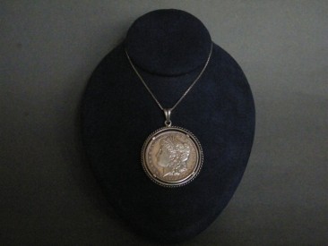 #1071 .900 Silver 1881 "Morgan" Dollar Pendant from the U.S.A. **SOLD**