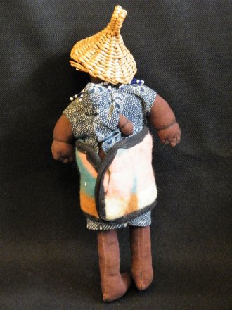 #1776  Early 20th Century Souvenir Lesotho Doll from Southern Africa, circa 1930s  **SOLD** December 2019