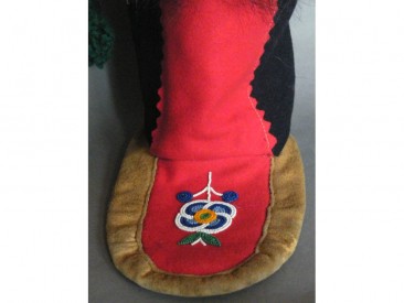 #1126 Native American Moccasin 'Boots', circa 1930 - 1960