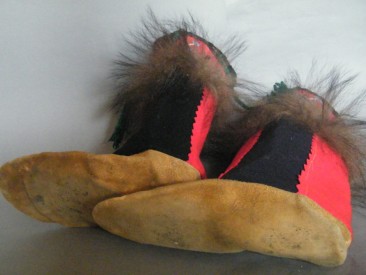 #1126 Native American Moccasin 'Boots', circa 1930 - 1960