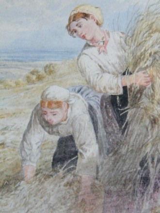 #1515  Victorian Watercolour Painting by Myles Birket Foster R.W.S. c1875  **Price on Request**