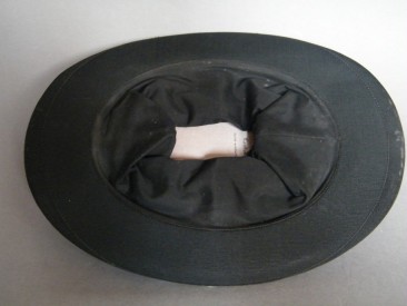 #1228 Victorian Black Silk Collapsible Top Hat (Opera Hat), circa 1890s **SOLD**