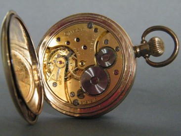 #1233 Gentleman's Omega Hunter Pocket Watch, circa 1926 **SOLD**