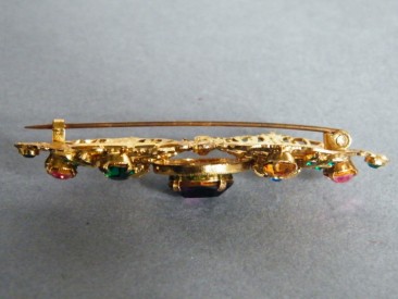 #0435 1930s or 1940s Gilt Metal Brooch **SOLD**