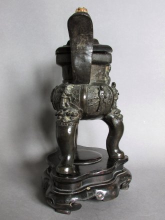 #1754  Rare Chinese Ming Dynasty Bronze "Immortals" Censer  (1368-1644) **Price on Request**