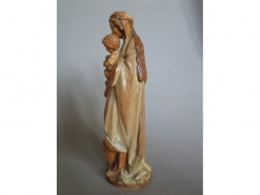 #1486 Finely Carved Madonna and Child, circa 1920s **SOLD** through our Liverpool shop