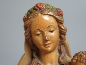 #1486 Finely Carved Madonna and Child, circa 1920s **SOLD** through our Liverpool shop