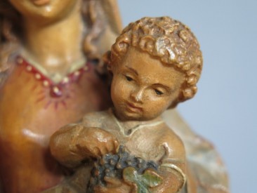 #1486 Finely Carved Madonna and Child, circa 1920s **SOLD** through our Liverpool shop