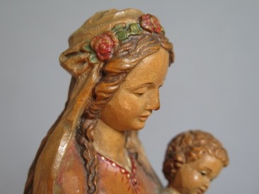 #1486 Finely Carved Madonna and Child, circa 1920s **SOLD** through our Liverpool shop