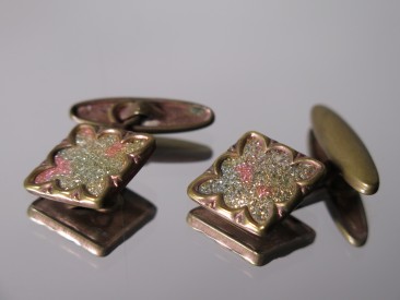 #1680  Gent's Cuff Links, circa 1930s **Sold**  2020