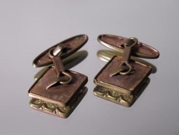 #1680  Gent's Cuff Links, circa 1930s **Sold**  2020