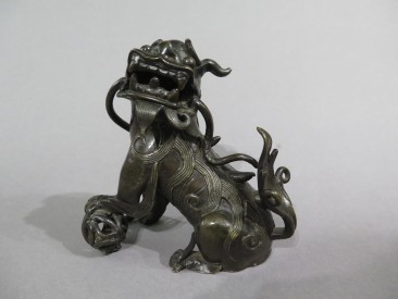 #1520  16th / 17th Century Chinese Ming Dynasty Bronze Lion circa 1550 - 1640**SOLD** September 2017