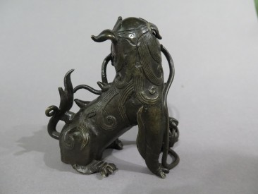 #1520  16th / 17th Century Chinese Ming Dynasty Bronze Lion circa 1550 - 1640**SOLD** September 2017