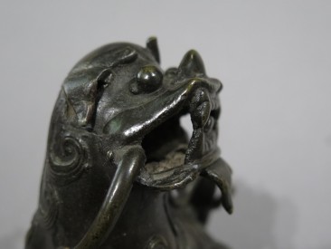 #1520  16th / 17th Century Chinese Ming Dynasty Bronze Lion circa 1550 - 1640**SOLD** September 2017