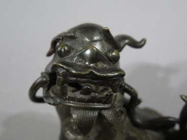 #1520  16th / 17th Century Chinese Ming Dynasty Bronze Lion circa 1550 - 1640**SOLD** September 2017