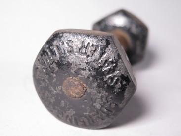 #1524   Liverpool Retailed Antique Small Dumbell, circa 1880-1910  **SOLD**   2013