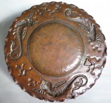 #1040  Arts & Crafts Copper Plaque **Sold** 2019