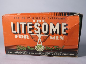 #1558 1930s Boxed Gentleman's "Litesome" Jock strap **SOLD** December 2017