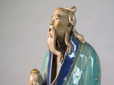 #1703  Shiwan Stoneware Figure, from China. circa 1900   **SOLD**  June 2018