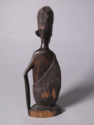 #1568  East African Carved Ebony Figure - mid 20th Century **SOLD** December 2017