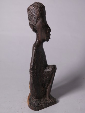 #1568  East African Carved Ebony Figure - mid 20th Century **SOLD** December 2017