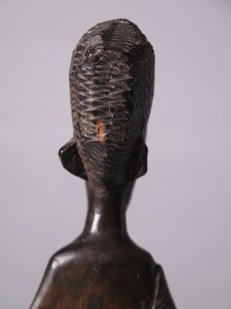 #1568  East African Carved Ebony Figure - mid 20th Century **SOLD** December 2017