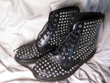 #1588  Studded Dr Martens Air Wair Boots    **SOLD** June 2017