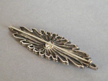 #0535 Art Deco 935 Silver Diamante Brooch **SOLD**