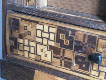 #1623  Japanese Marquetry Cabinet, Meiji Period (1868-1911) **SOLD** April 2021