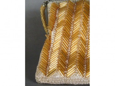 #0338 1980s Ladies "Le Soir" Beaded Evening Bag **SOLD**