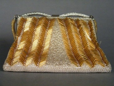 #0338 1980s Ladies "Le Soir" Beaded Evening Bag **SOLD**