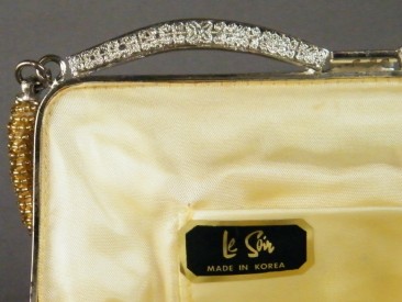 #0338 1980s Ladies "Le Soir" Beaded Evening Bag **SOLD**