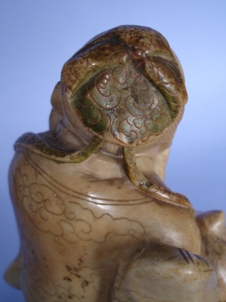 #0111 19th Century Chinese Soapstone Carving Shou Xing **Sold** November 2008 已售出 - 2008年11月