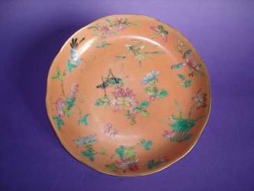 #0135  Very Rare Chinese Imperial Dish - Xianfeng Reign (1851-1861) **Price on Request""