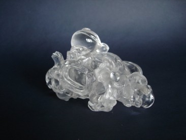 #0106 18th Century Chinese Rock Crystal Sculpture **Sold** 售至中国  to China