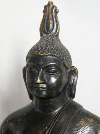 #0849  Rare 18th/19th Century Seated Bronze Buddha from Sri Lanka  **Price on Request**