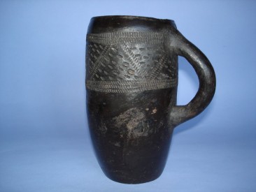 #0095 Rare Zulu Pottery Beer Mug c1920-1960 **Sold** through our Liverpool Shop, 2017