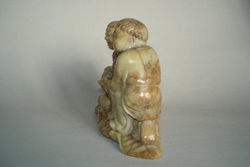 #0326  Rare 17th Century Chinese Soapstone Carving 'Hehe Erxian' **Sold** to Taiwan - May 2011 售至台湾 - 2011年5月