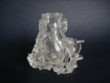 #0106 18th Century Chinese Rock Crystal Sculpture **Sold** 售至中国  to China