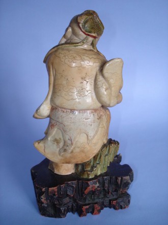 #0111 19th Century Chinese Soapstone Carving Shou Xing **Sold** November 2008 已售出 - 2008年11月