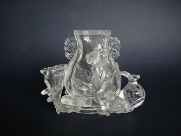 #0106 18th Century Chinese Rock Crystal Sculpture **Sold** 售至中国  to China