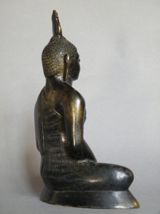 #0849  Rare 18th/19th Century Seated Bronze Buddha from Sri Lanka  **Price on Request**