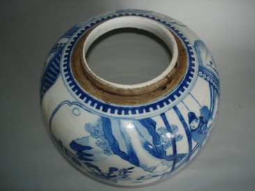 #0193 Fine & Rare late 17th Century Jar - Kangxi Reign (1662-1722) **Sold** to Switzerland - January 2009 售至瑞士 - 2009年1月