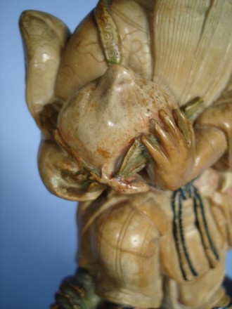 #0111 19th Century Chinese Soapstone Carving Shou Xing **Sold** November 2008 已售出 - 2008年11月