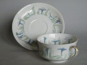 #1629 Limoges Haviland Art Nouveau "Trio", circa 1900 - 1920  **SOLD** December 2017