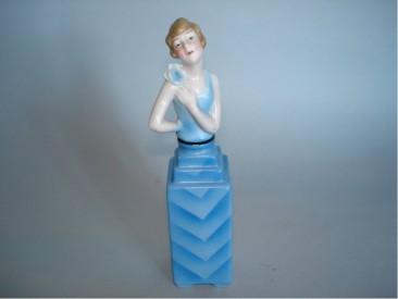 #0017 1920s - 30s Art Deco Scent Bottle **SOLD**