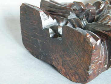 #1026  Rare 18th/19th Century Chinese Carved Hardwood Sculpture - Hehe Erxian  **Price on Request 售价待询**